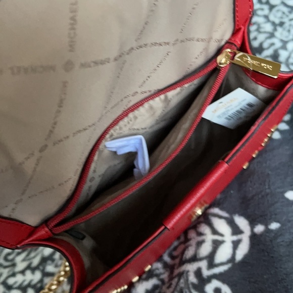 Michael Kors Bag / Bag Crossbody Sonia Sm cross Body Flame 35H1G6SS5L Red - Picture 15 of 16